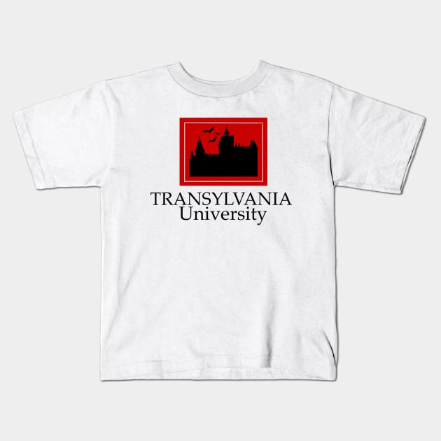 Transylvania University Kids T-Shirt by Blue Rose Designs